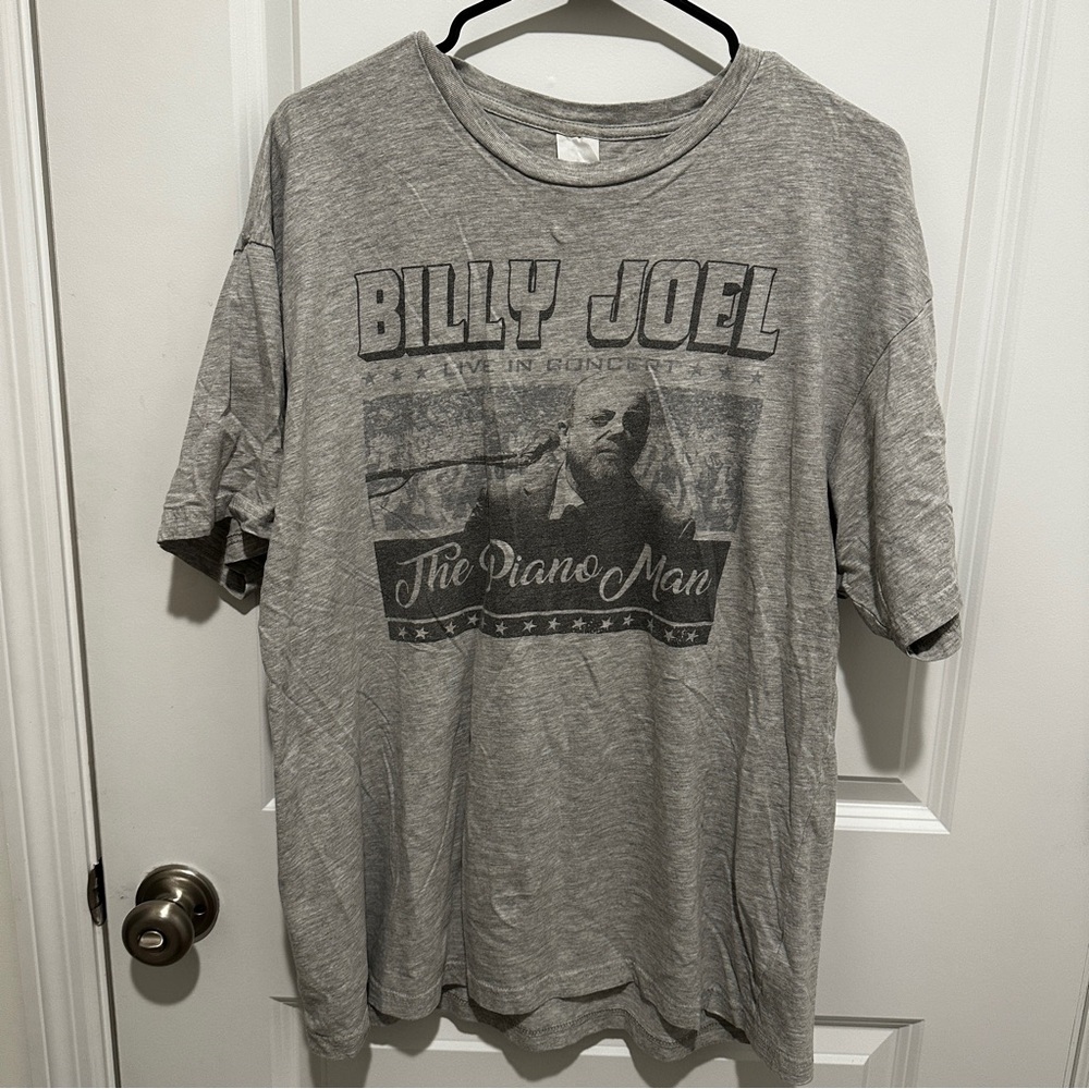 Gray Billy Joel tour T-Shirt